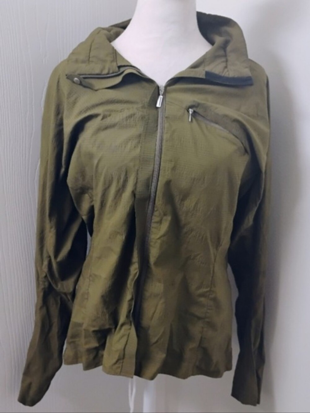 Nau Women's Stow Away Hooded Lightweight Jacket Sz M